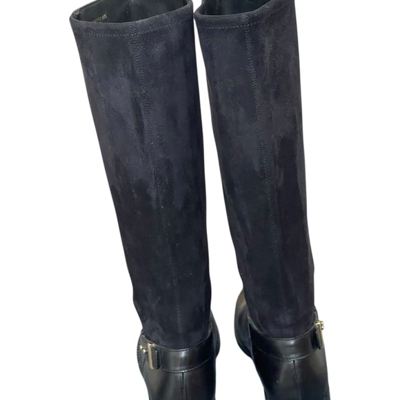 New! Cole Haan Adler Tall Stretch Back Riding black boots size 8.5B - Picture 5 of 16